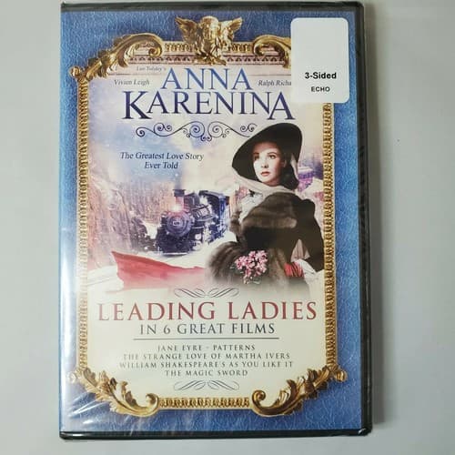Leading Ladies 6 Great Films (DVD) Anna Karenina, Jane Eyre, As You Like It + 3