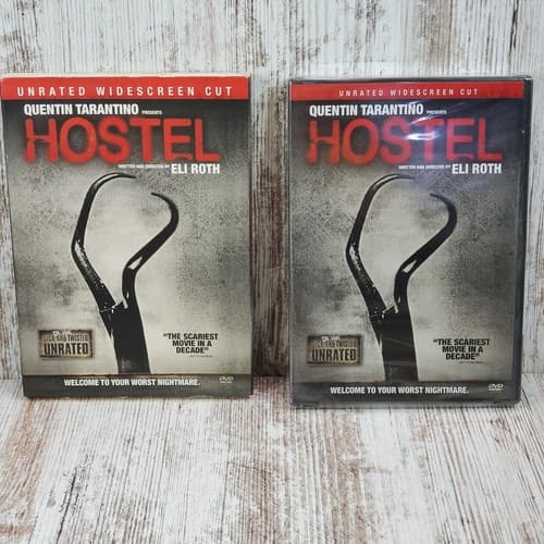 Hostel DVD, 2006, Unrated Widescreen Edition Movie New Sealed Dust Jacket Scary