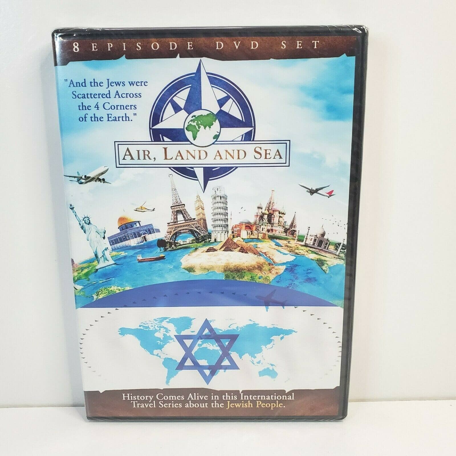 Air Land and Sea 8 Episodes (DVD, 2021) Travel Series, Jewish History New Sealed