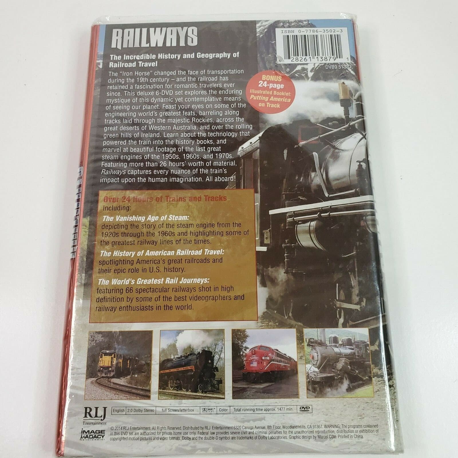 Railways: From Steam Beginnings to Scenic Destinations 2014 6 DVD & Book Set - Thumbnail 3