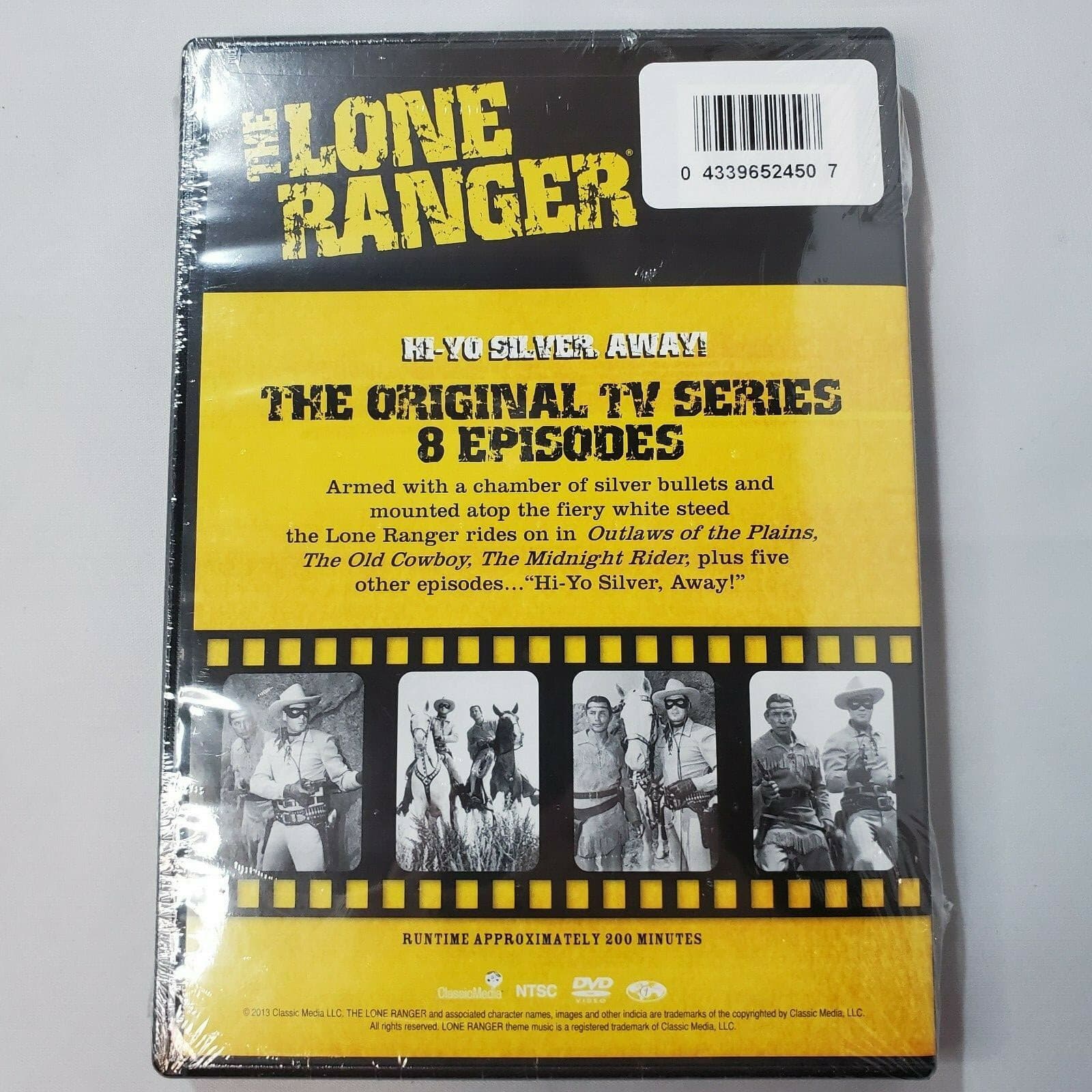 The Lone Ranger Hi-Yo Silver Away! Original Series DVD Tonto Brand New Sealed - Thumbnail 2