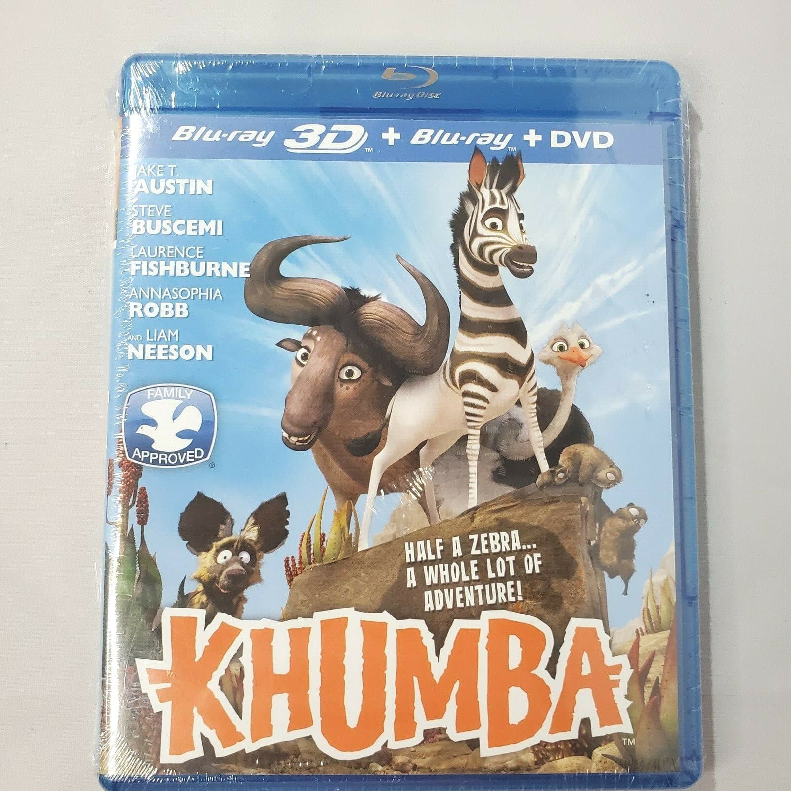 KHUMBA 2013 Blu-ray 3D DVD Dove Family Approved Steve Buscemi New