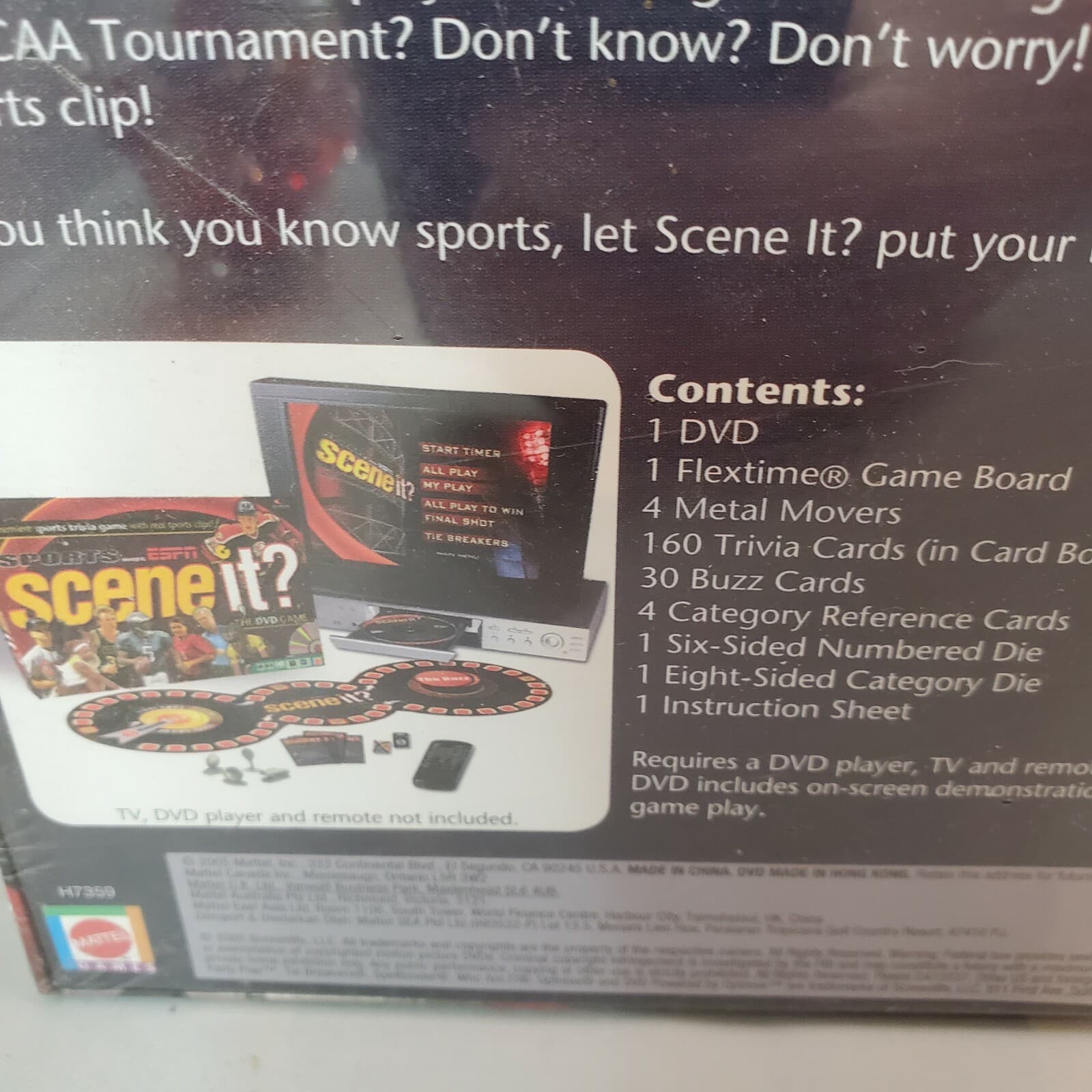 Scene It Sports Powered by ESPN The DVD Game Sports Trivia Brand New Sealed - Thumbnail 7