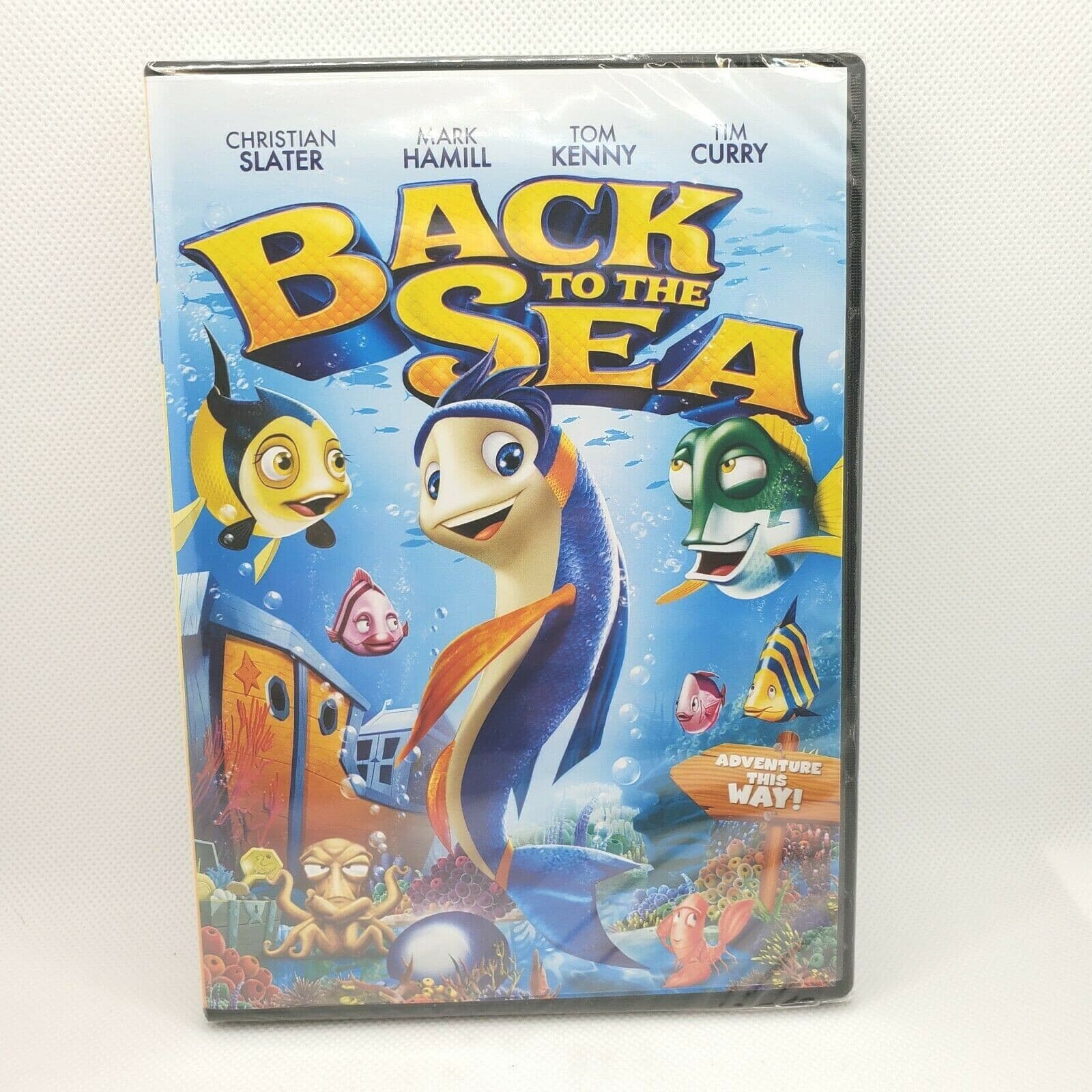 Back to the Sea DVD Christian Slater Family Kids Movie New Sealed