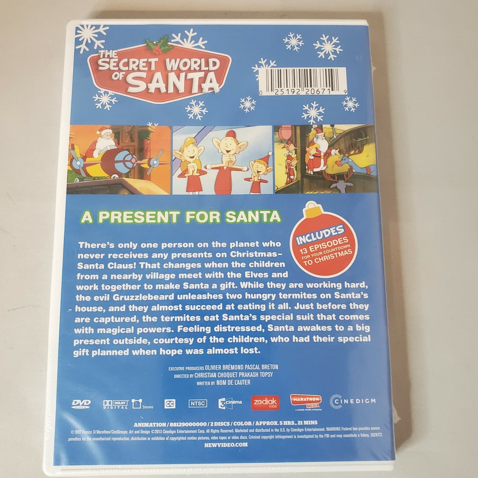 The Secret World of Santa Claus: A Present for Santa DVD 2-Disc NEW Sealed - Thumbnail 2