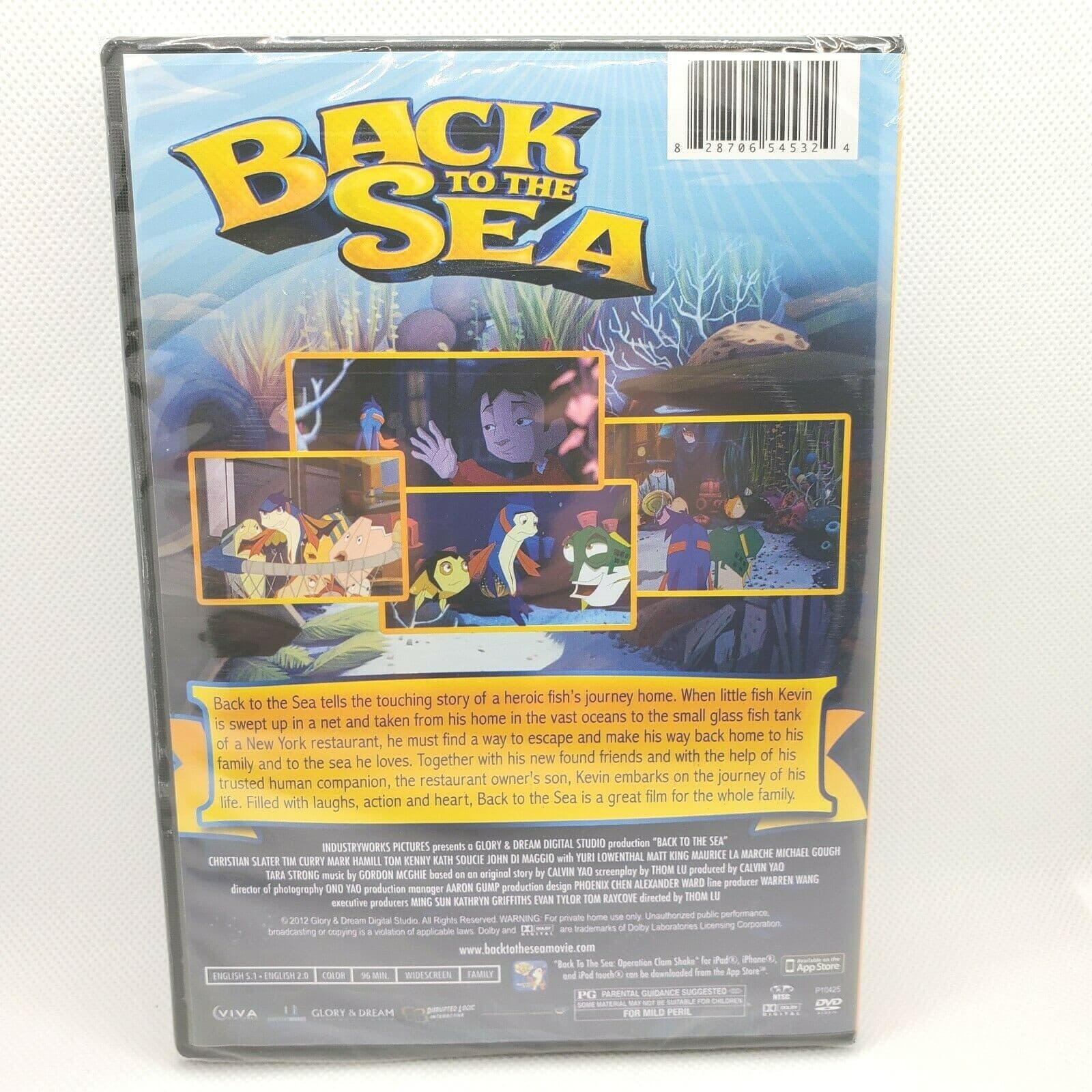 Back to the Sea DVD Christian Slater Family Kids Movie New Sealed - Thumbnail 2