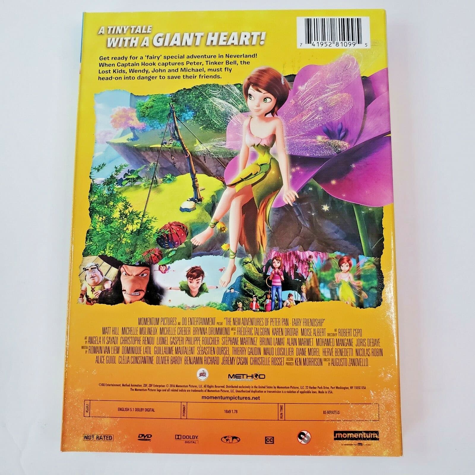 The New Adventures of Peter Pan Fairy Friendship DVD 2016 New Sealed - Thumbnail 2