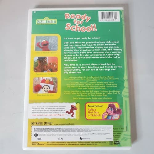 Sesame Street Ready for School DVD, 2007 + Abby's First Day of School NEW - Thumbnail 2