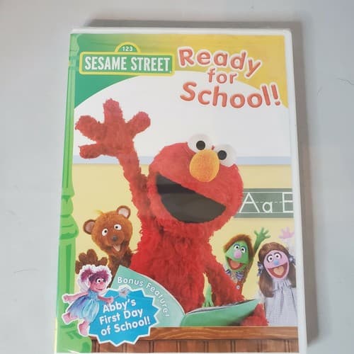 Sesame Street Ready for School DVD, 2007 + Abby's First Day of School NEW