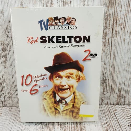 Red Skelton (DVD, 2003, 2-Disc Set, 10 Episodes) 360 min TV Classics NEW Sealed