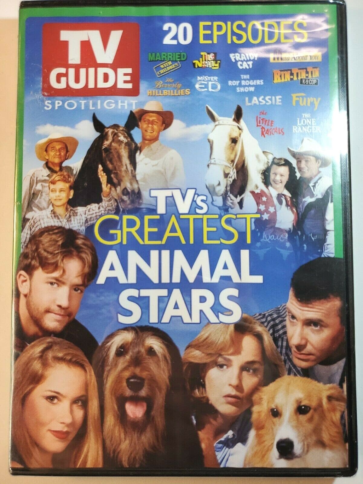 TV Guide Spotlight: TV's Greatest Animal Stars DVD 2015 2-Disc Set Brand New
