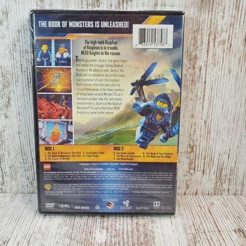 LEGO NEXO Knights: Season 1 (DVD, 2016, 2-Disc Set) NEW Sealed - Thumbnail 2