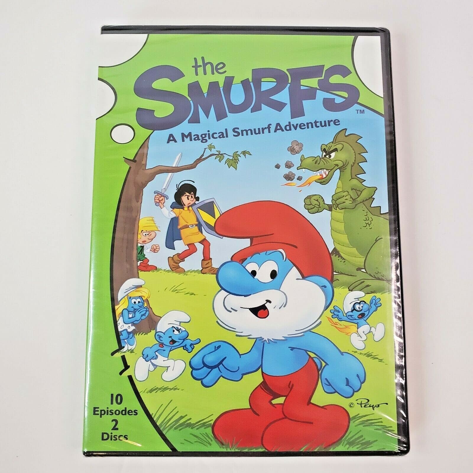 The Smurfs: A Magical Smurf Adventure (DVD, 2011, 2-Disc Set) 10 Episodes Gift