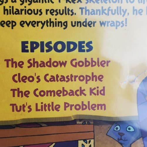 Discovery Kids Tutenstein Vol. 2 A Bad Spell DVD Includes Real Mummy Footage NEW - Thumbnail 4
