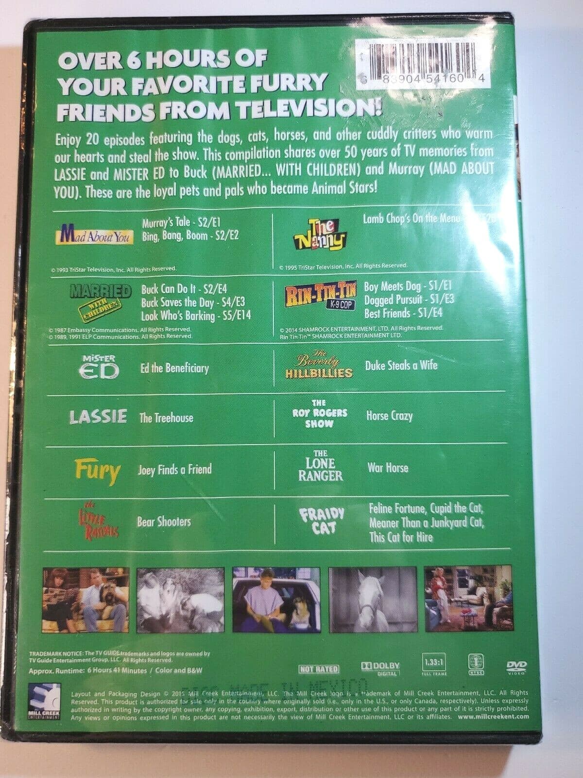 TV Guide Spotlight: TV's Greatest Animal Stars DVD 2015 2-Disc Set Brand New - Thumbnail 2