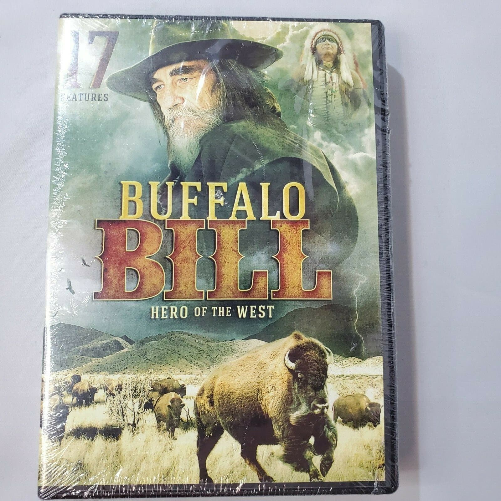 Buffalo Bill Hero of the West 17 Features (DVD, 2-Disc Set) NEW Sealed