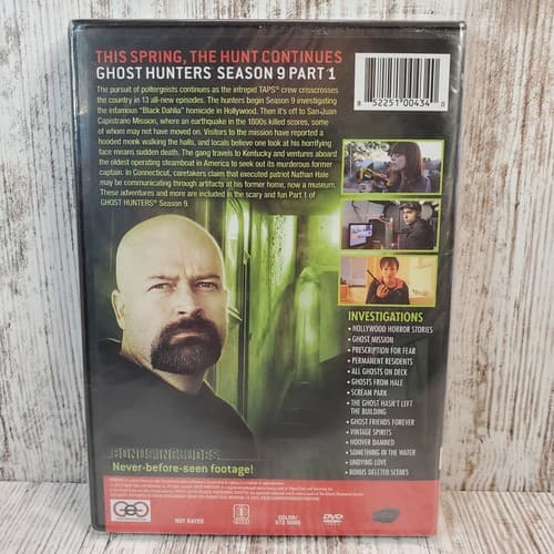 Ghost Hunters Season Nine Part 1 (4-Disc Set, DVD) Brand New Sealed - Thumbnail 2
