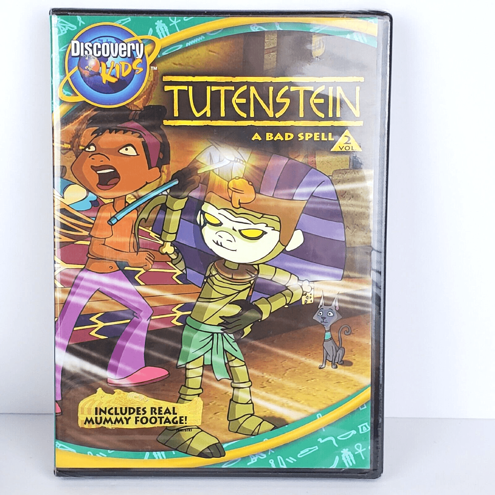 Discovery Kids Tutenstein Vol. 2 A Bad Spell DVD Includes Real Mummy Footage NEW
