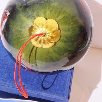 Schylling 2004 Horses At Play Round Blown Glass Hand Painted Christmas Ornament - Thumbnail 7