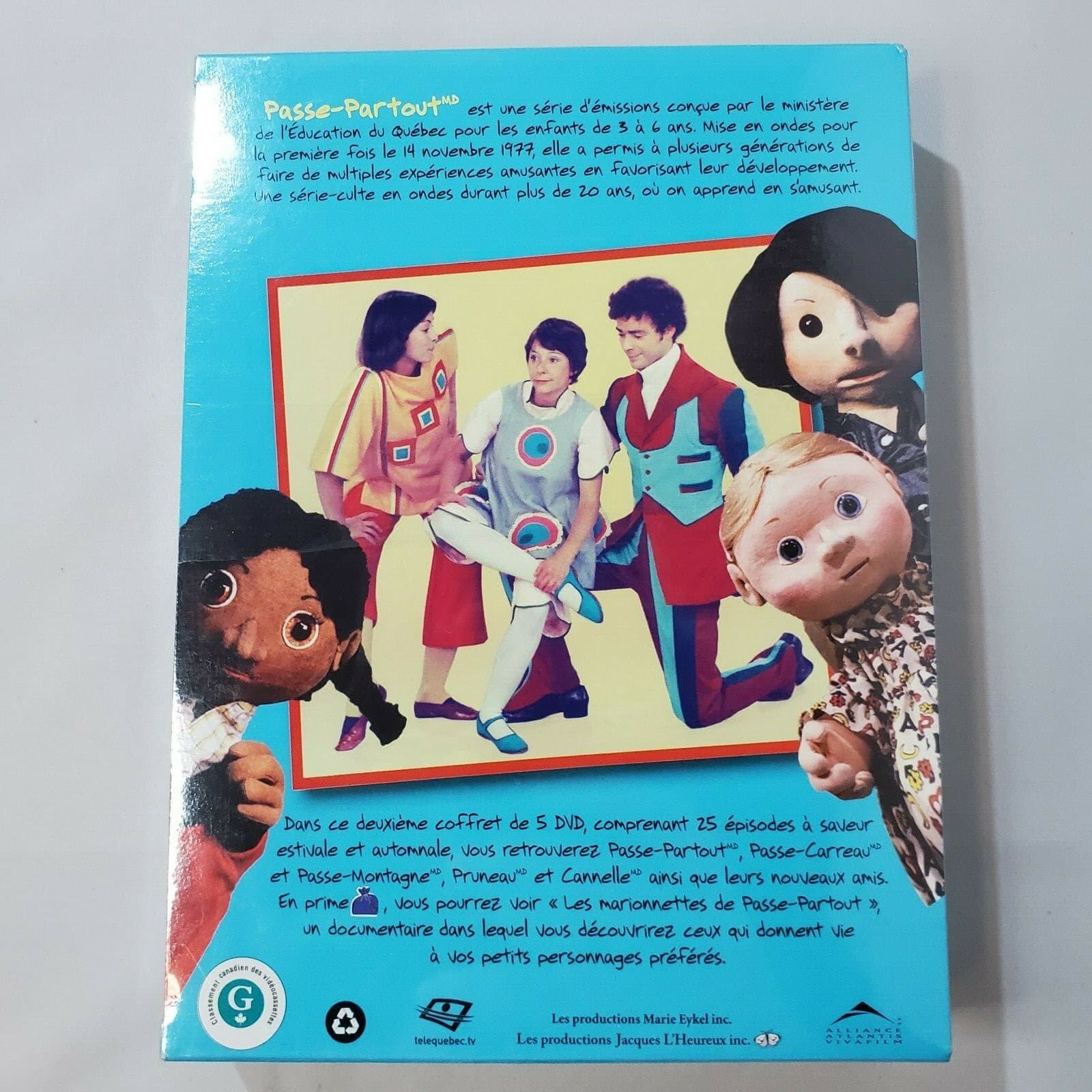 Passe-Partout, Vol. 2 (DVD, 2007, 5-Disc Set, Canadian French) 1978 FRENCH New - Thumbnail 2