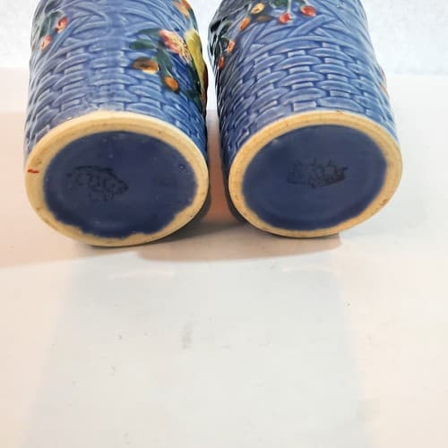 Set of 2 Vintage Ceramic Hand Painted Japan Glazed Tumbler Juice Cup 3D Bird - Thumbnail 8