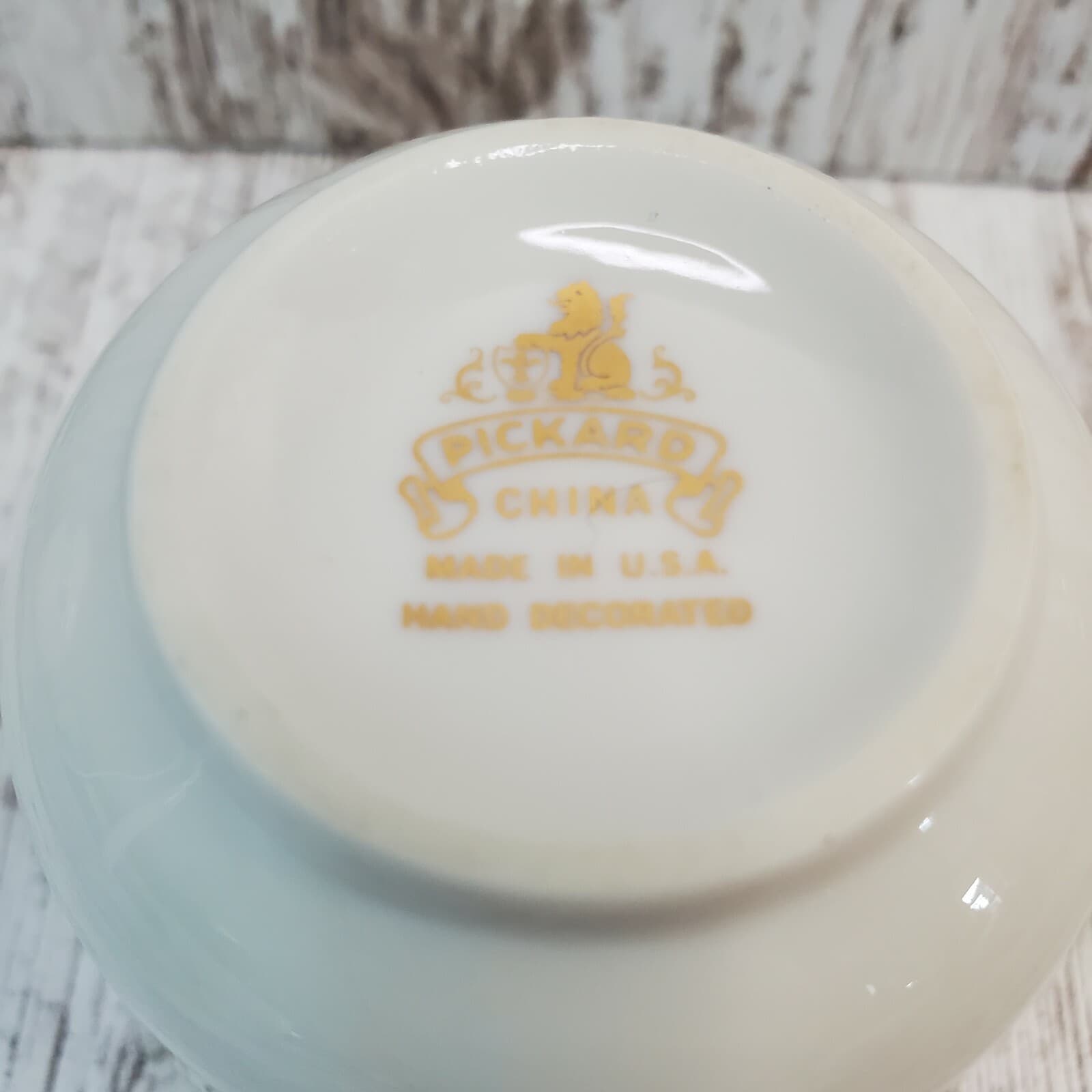 Vtg Hand Decorated Pickard China Little Boy Blue Nursery Rhyme Coffee Tea Cup - Thumbnail 7