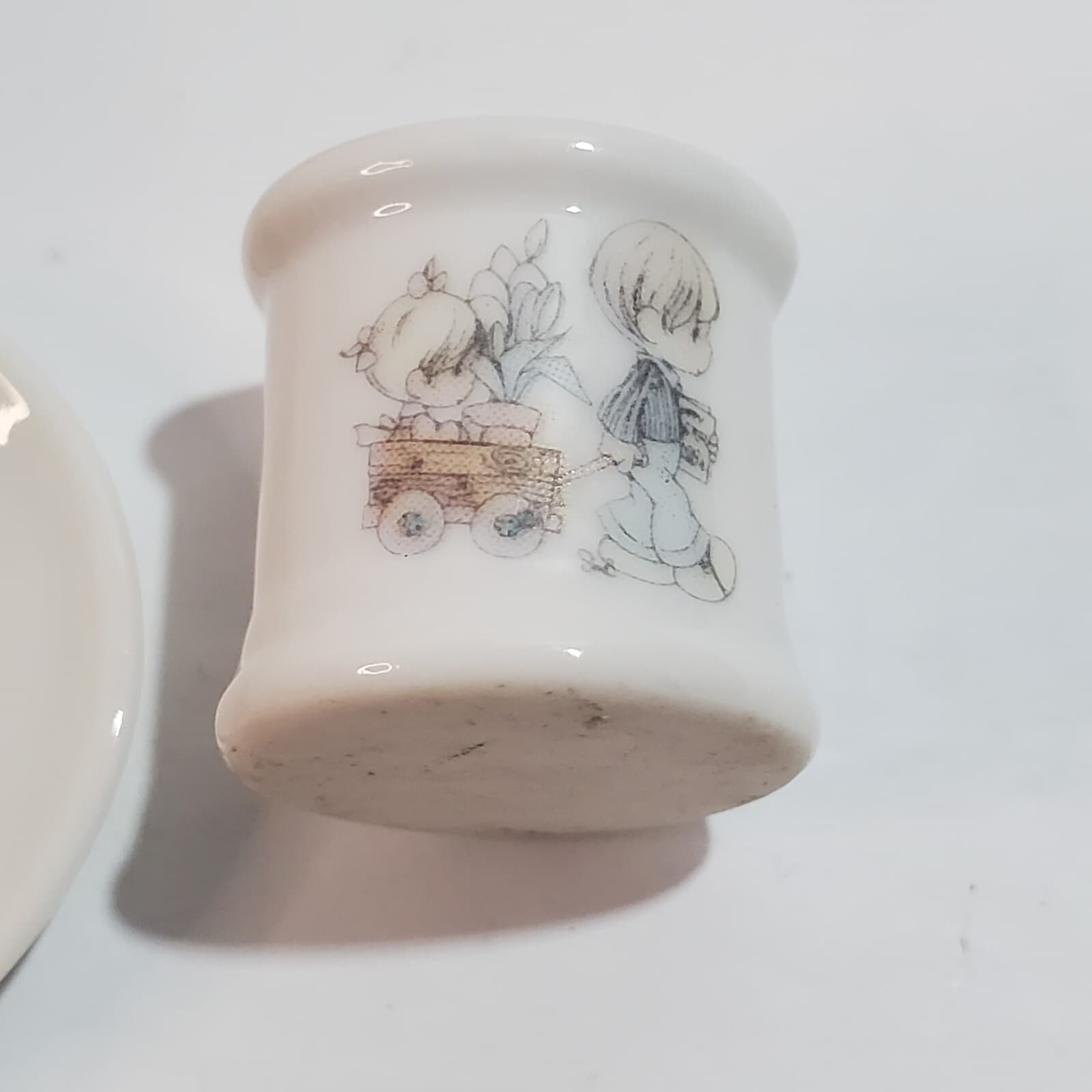 4 Precious Moments Mixed Items Mini Plate Cup Frame Oval Trinket Box NO BOXES - Thumbnail 3