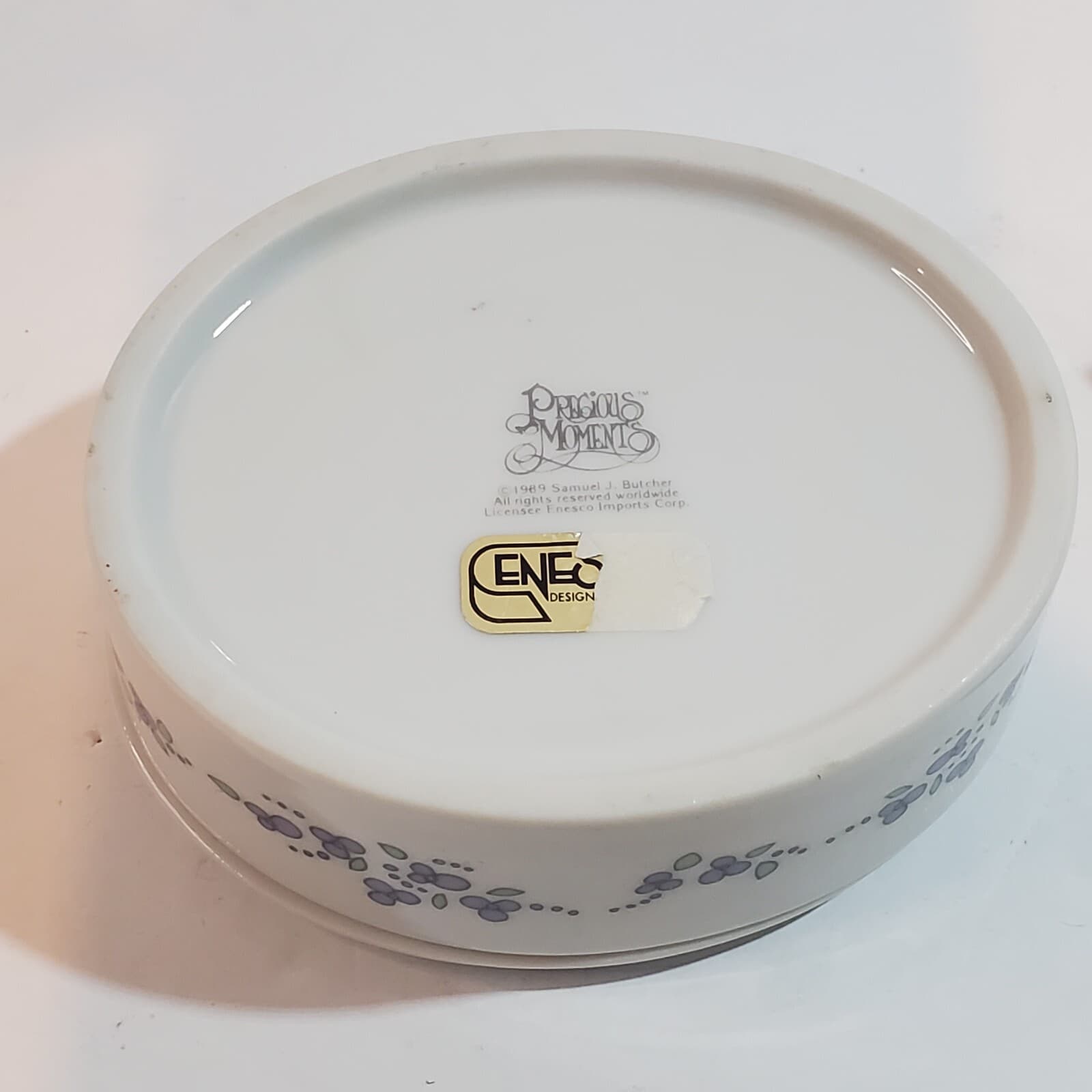 4 Precious Moments Mixed Items Mini Plate Cup Frame Oval Trinket Box NO BOXES - Thumbnail 7