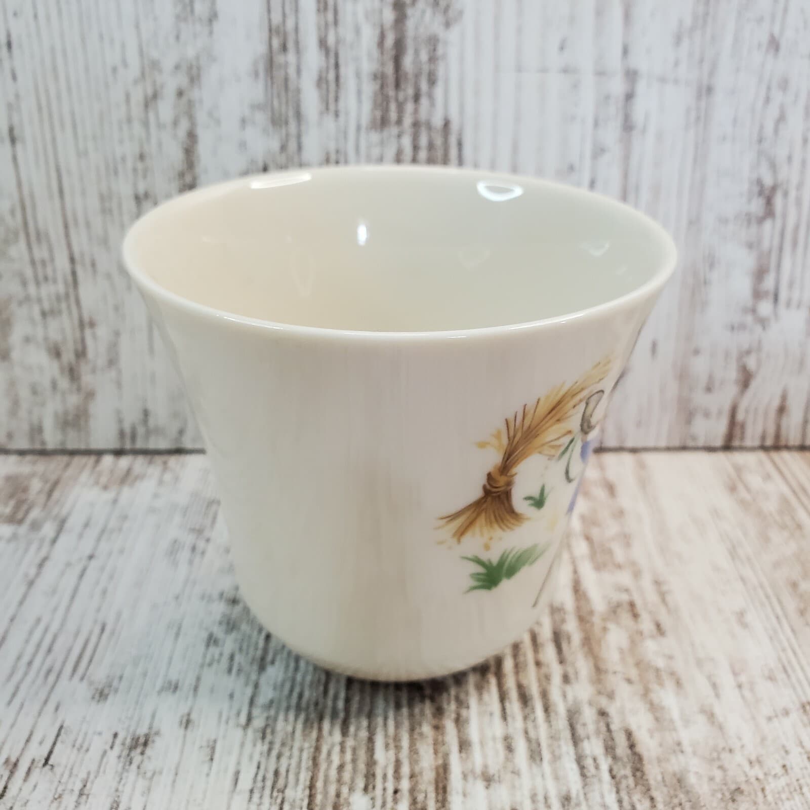 Vtg Hand Decorated Pickard China Little Boy Blue Nursery Rhyme Coffee Tea Cup - Thumbnail 4