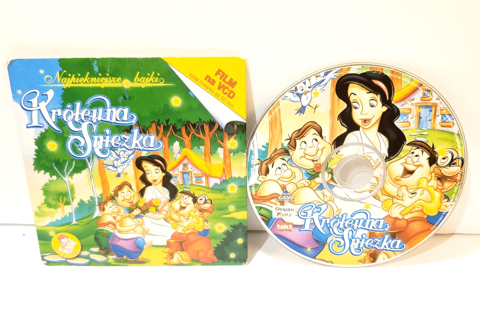 Kroleuna Sniezka Vintage Polish Language Childrens Movie VCD Kids Movie Video CD