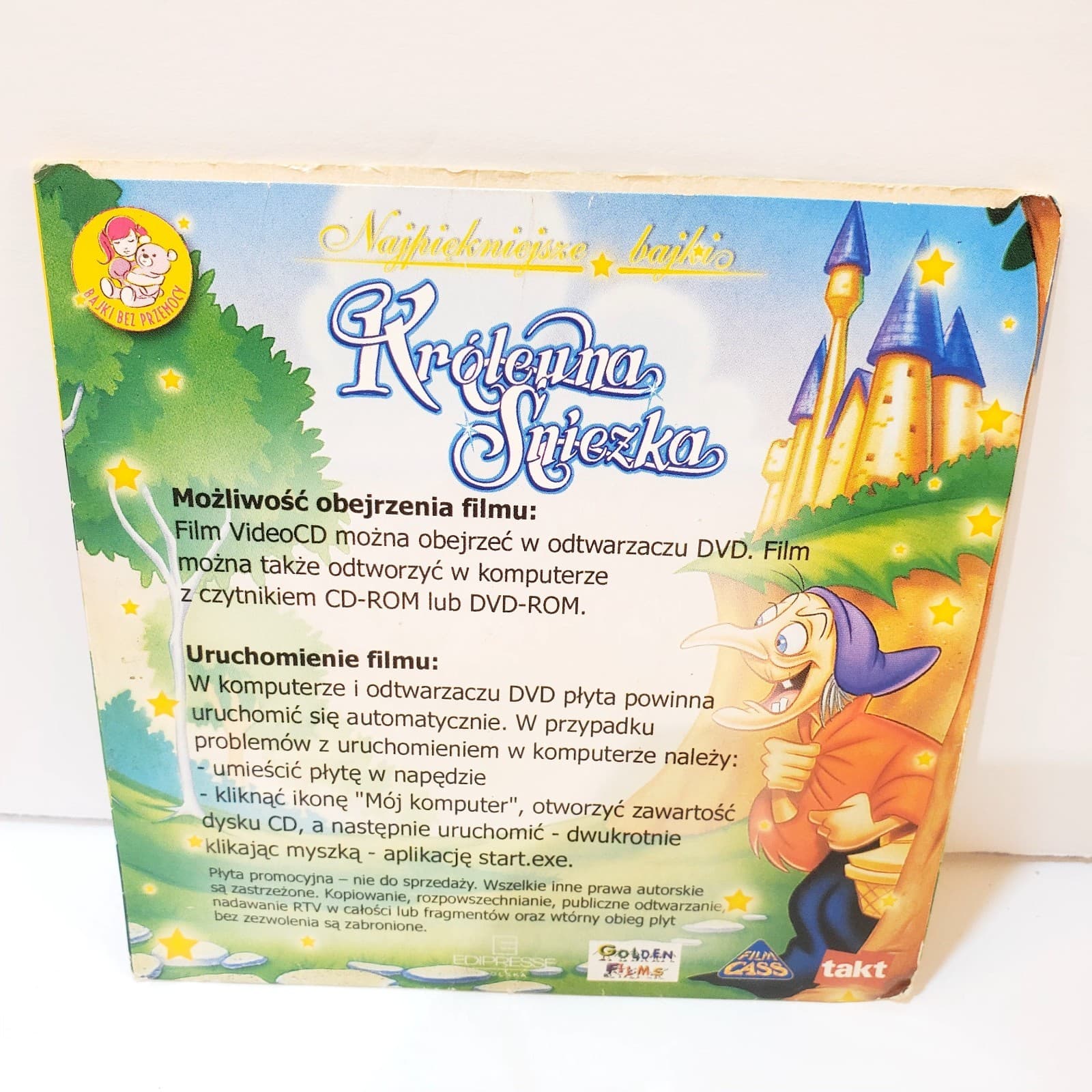 Kroleuna Sniezka Vintage Polish Language Childrens Movie VCD Kids Movie Video CD - Thumbnail 3