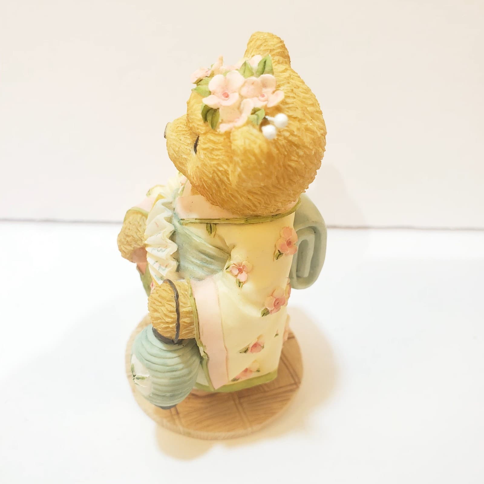 Vtg Cherished Teddies MACHIKO Love Fans a Beautiful Friendship 1996 Figurine - Thumbnail 2