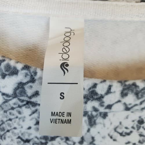 Ideology Womens White Snake Print Fitness Workout Tunic Top Athletic Size Small - Thumbnail 6