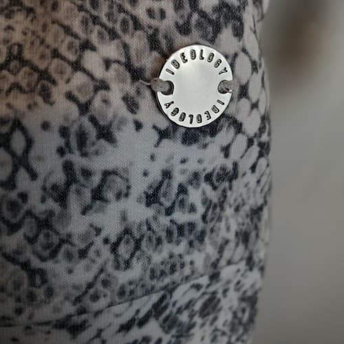 Ideology Womens White Snake Print Fitness Workout Tunic Top Athletic Size Small - Thumbnail 4
