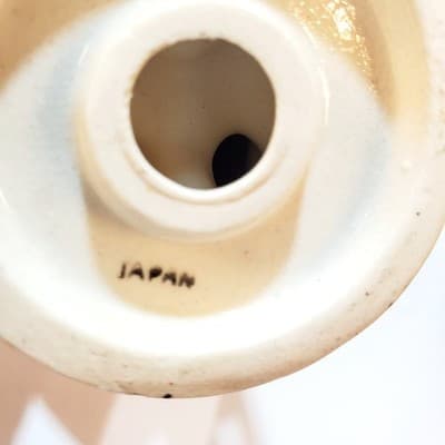 Vintage Japan Boy Trumpeter playing Horn w/ Flag Lantern Figurine Made In Japan - Thumbnail 7