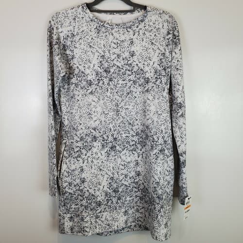 Ideology Womens White Snake Print Fitness Workout Tunic Top Athletic Size Small - Thumbnail 5