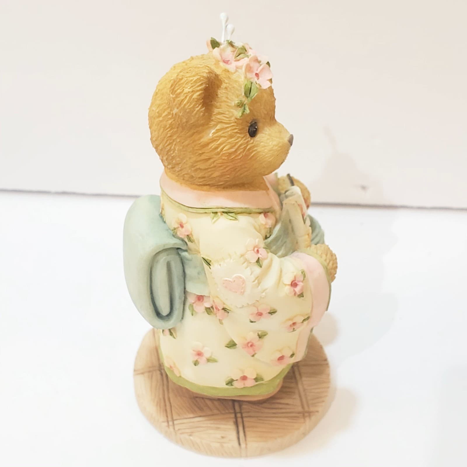 Vtg Cherished Teddies MACHIKO Love Fans a Beautiful Friendship 1996 Figurine - Thumbnail 5