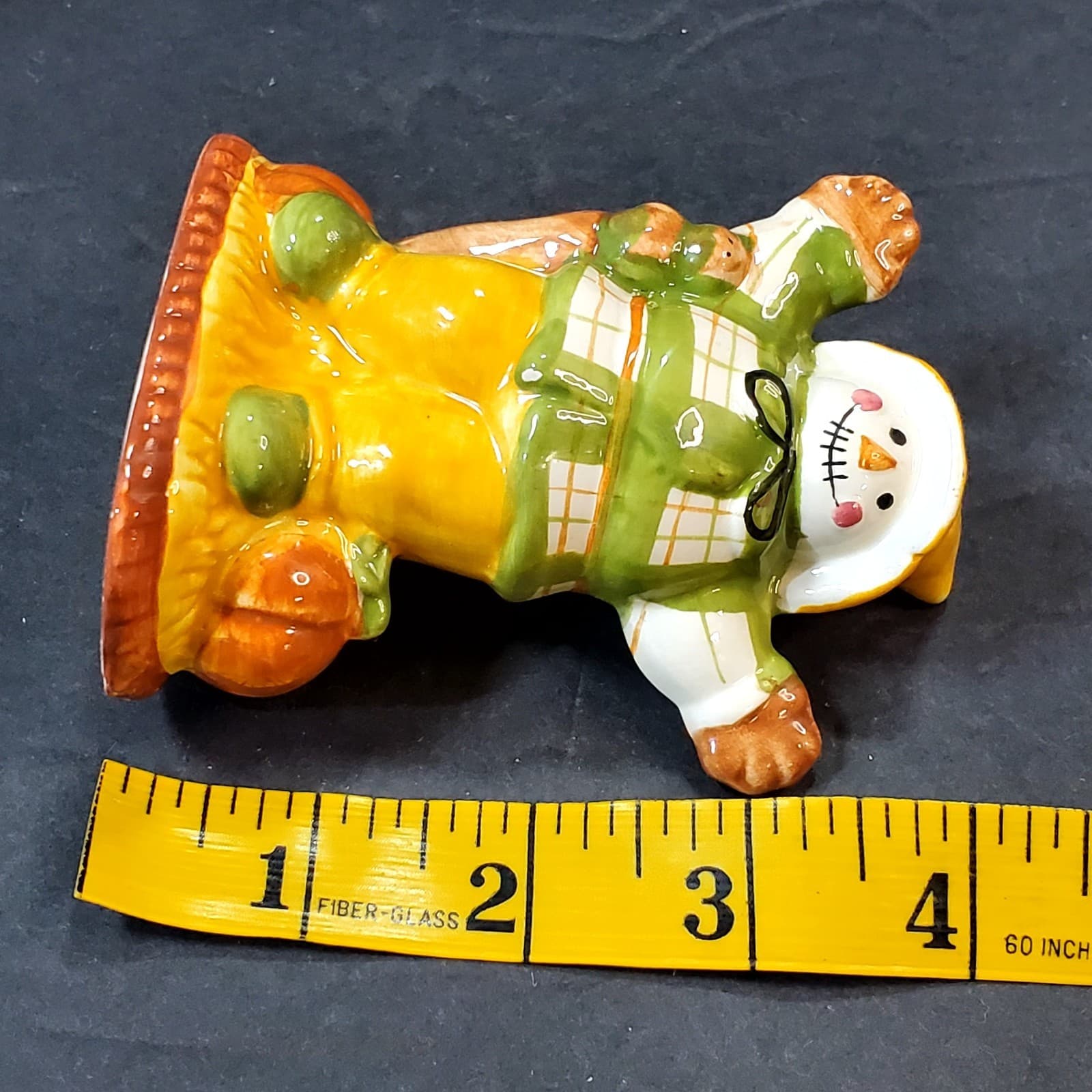 Vintage Kmart Scarecrow Harvest Pumpkin Salt & Pepper Shakers Fall Decor - Thumbnail 8