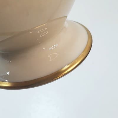 Vintage Franciscan Beverly Creamer Gold Leaves and Trim Made in California MCM - Thumbnail 6