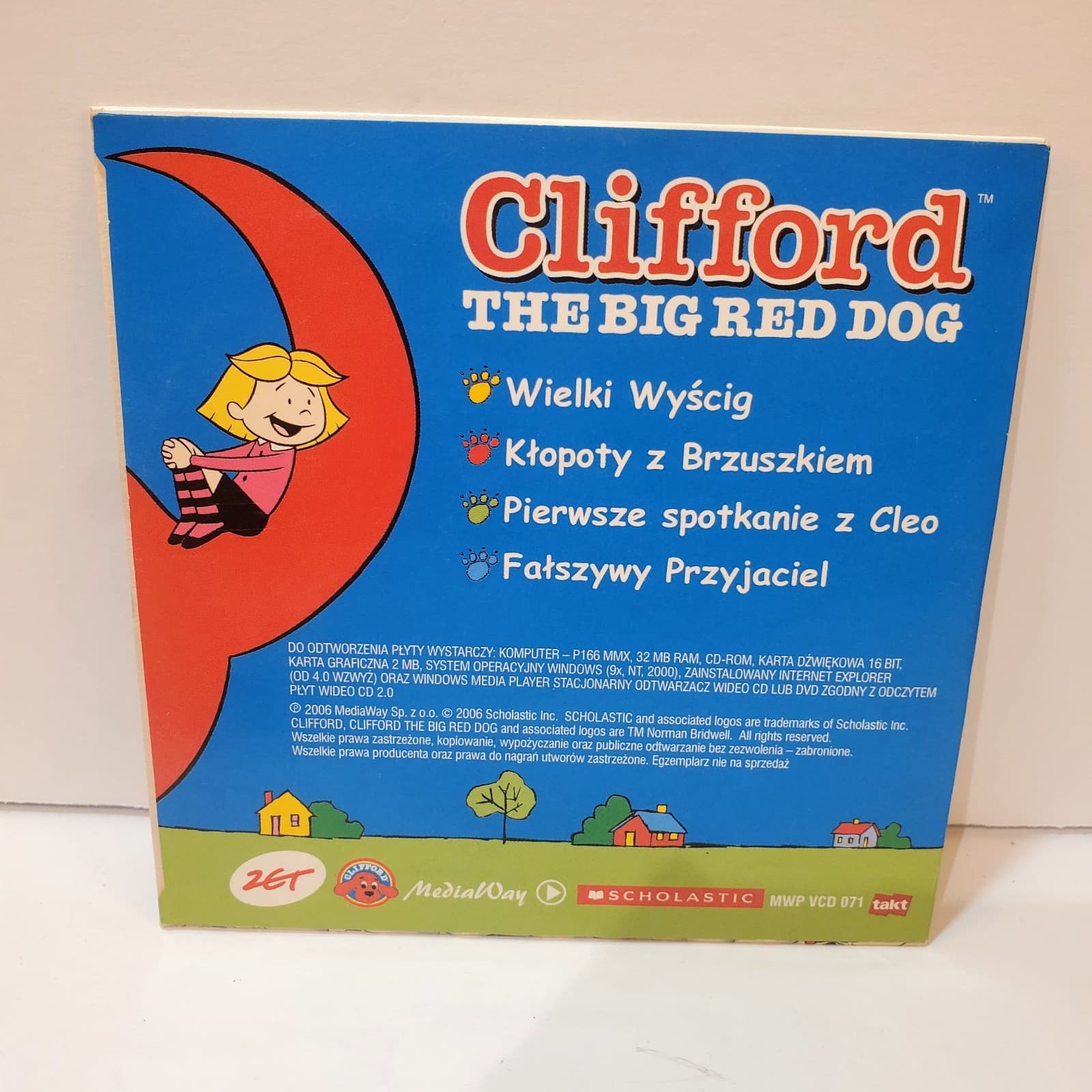 Clifford The Big Red Dog Polish Language Childrens Movie VCD Kids Movie Video CD - Thumbnail 3