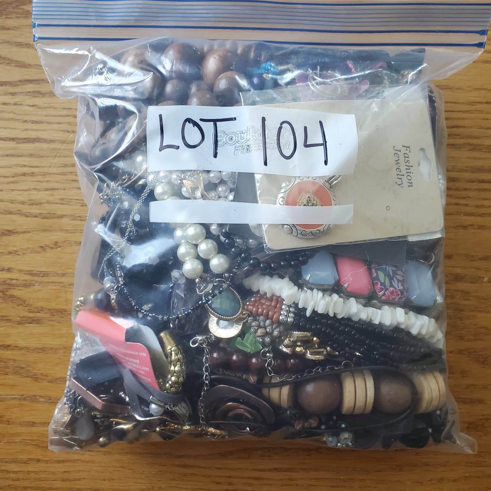 5+ LB SCRAP JUNK Jewelry Lot #104 Craft Harvest Repurpose Salvage Broken Vtg Now - Thumbnail 2