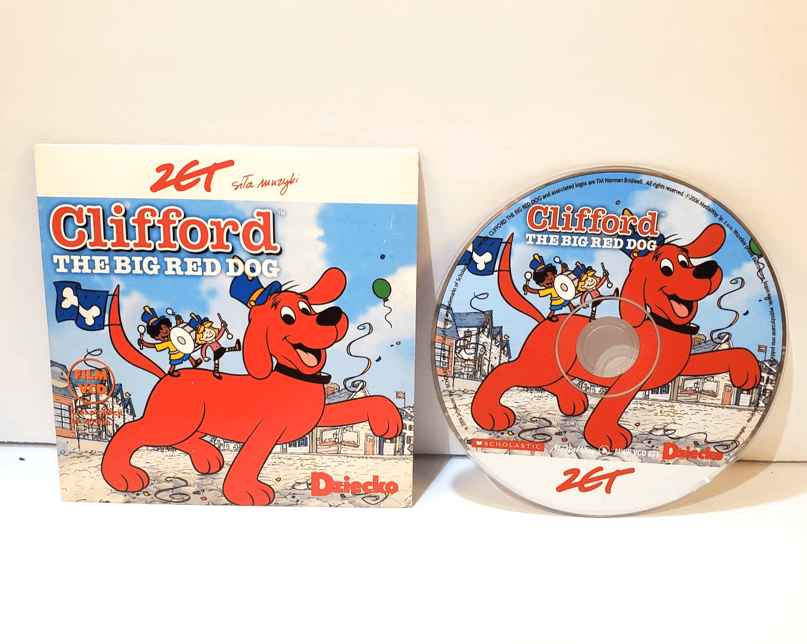 Clifford The Big Red Dog Polish Language Childrens Movie VCD Kids Movie Video CD