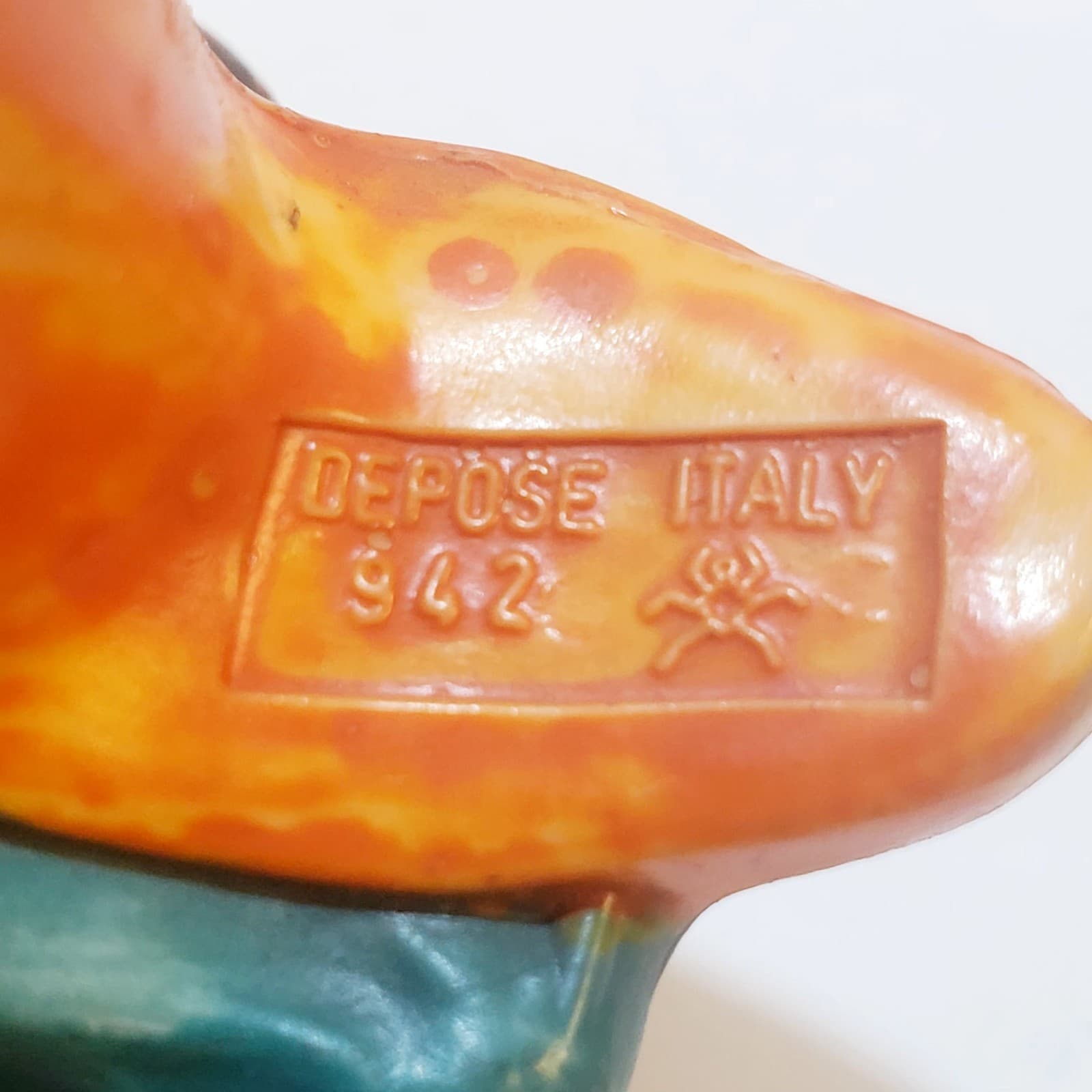 Vintage Fontanini Depose Resin Clown Holding Rabbit Figure 7” Tall Made In Italy - Thumbnail 7