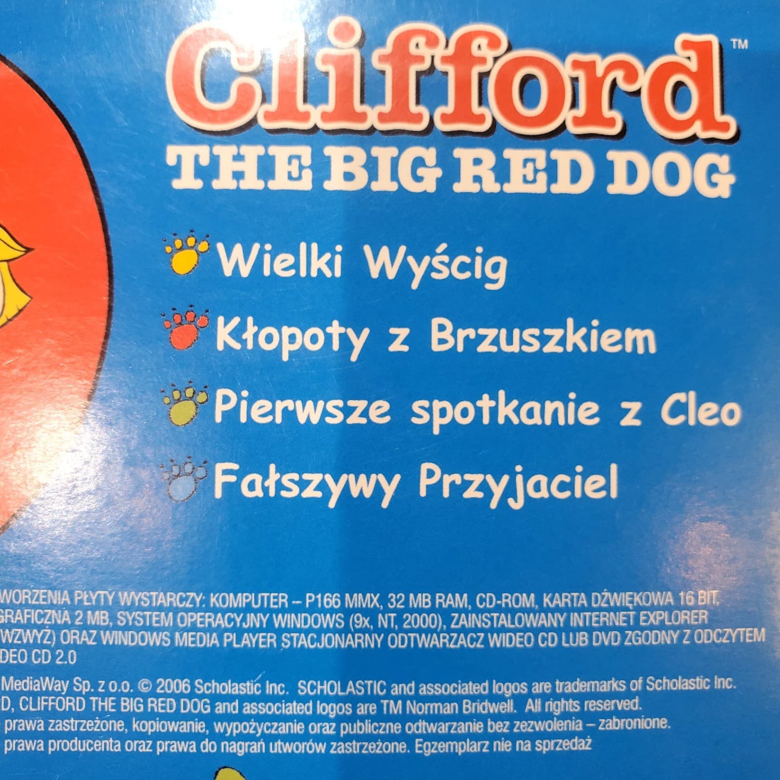 Clifford The Big Red Dog Polish Language Childrens Movie VCD Kids Movie Video CD - Thumbnail 5