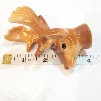 Vintage Buck & Doe Salt & Pepper Shakers Japan Sault Ste Marie Antlers Motel - Thumbnail 12