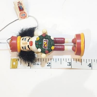 Set of 3 NCAA Arizona State Nutcracker With Wreath Christmas Tree Ornament 3.5" - Thumbnail 10