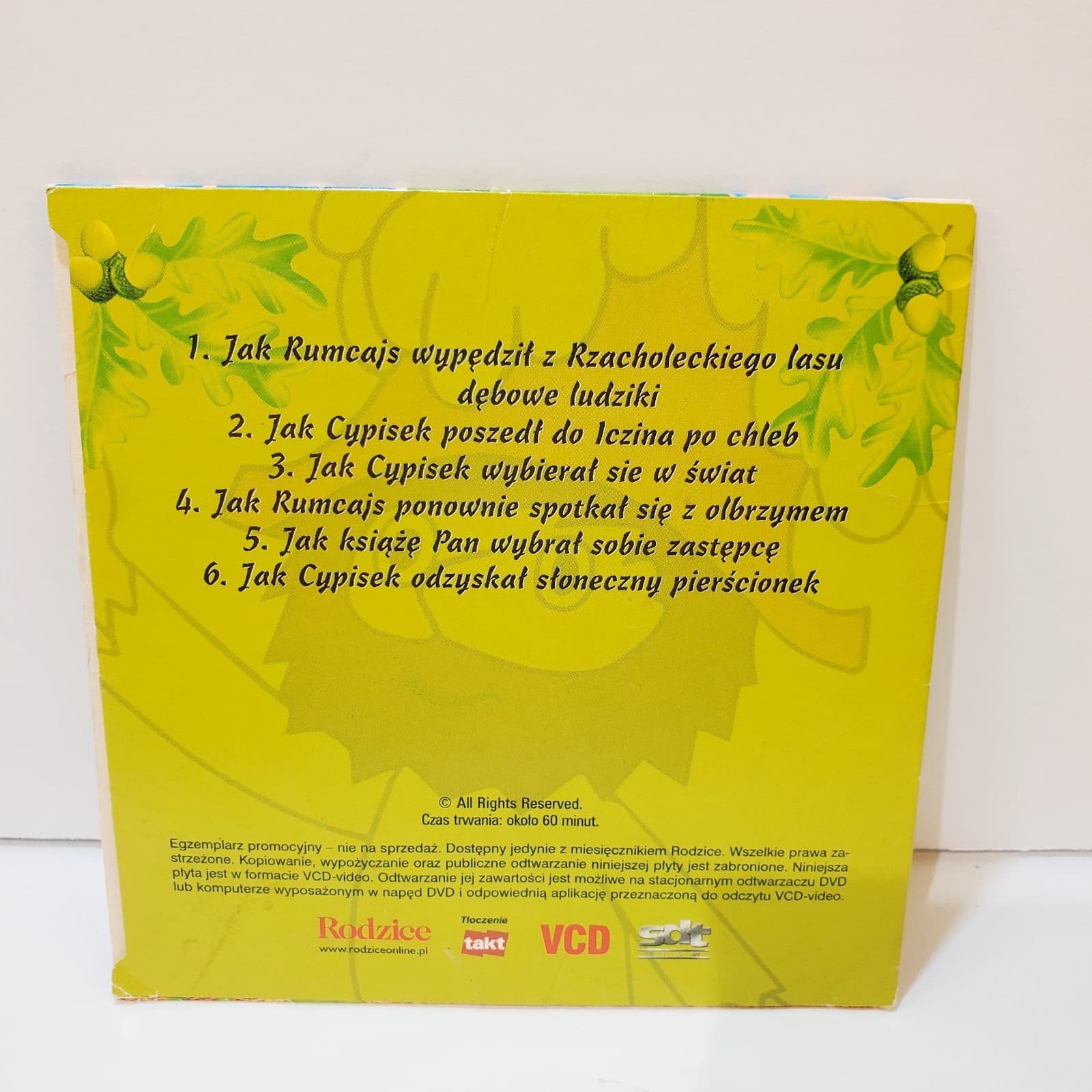 Rozbojnik Rumcajs Vtg Polish Language Childrens Movie VCD Kids Movie Video CD - Thumbnail 3