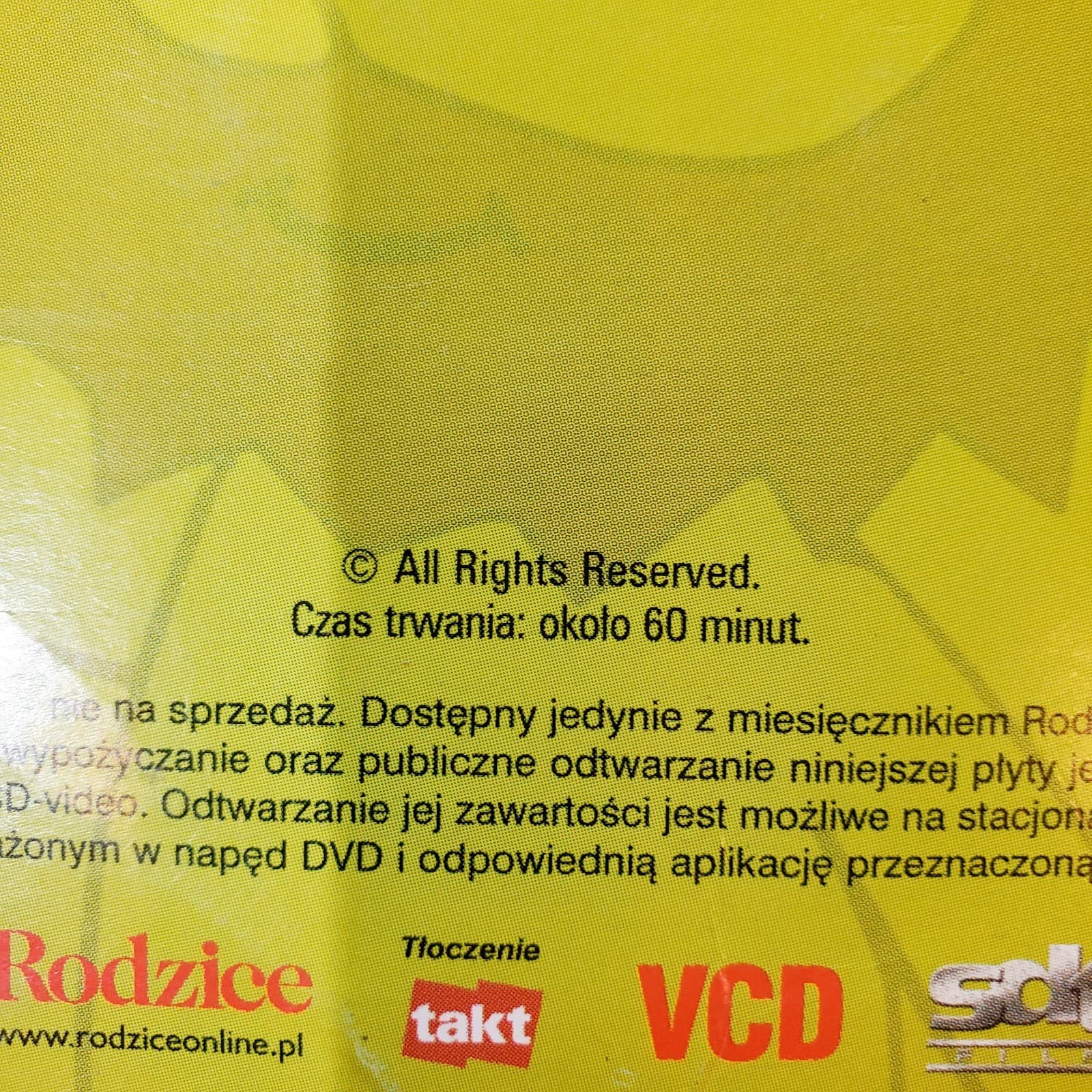 Rozbojnik Rumcajs Vtg Polish Language Childrens Movie VCD Kids Movie Video CD - Thumbnail 5