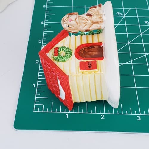 Vtg Dept 56 The Original Snow Village Cat in Garbage / Dog and Doghouse Figurine - Thumbnail 16