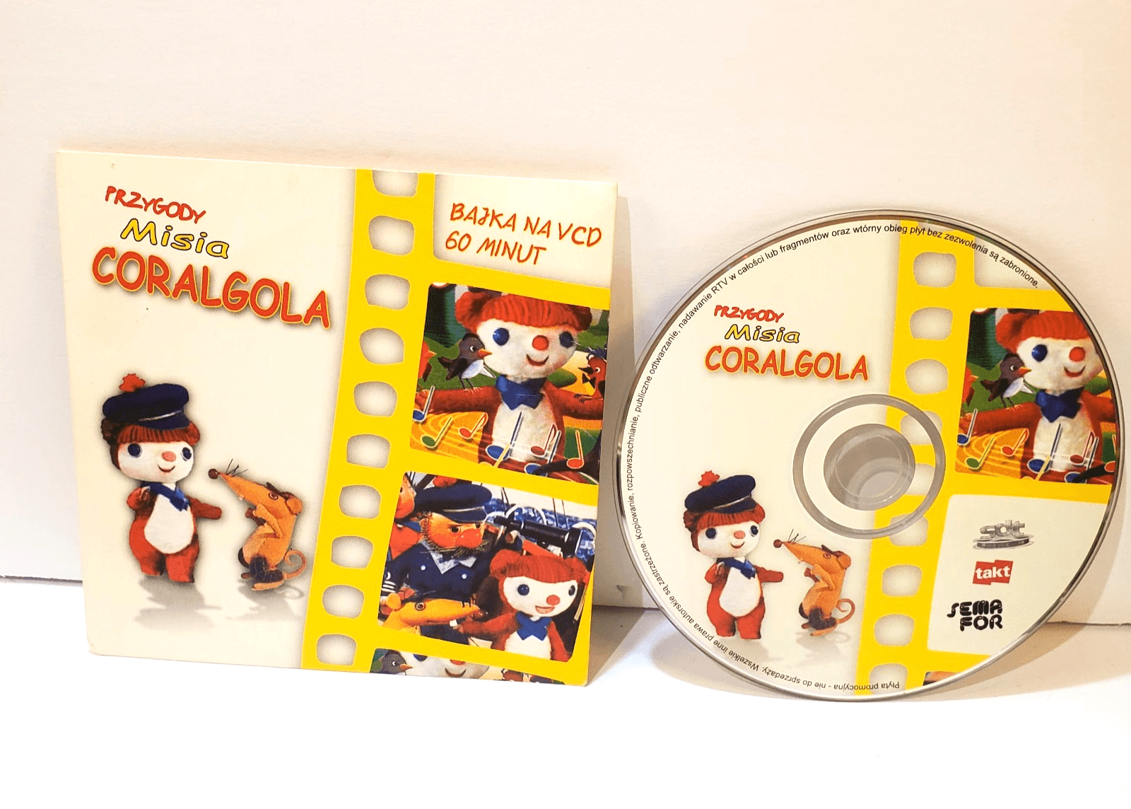 Przygody Misia Coralgola Polish Language Childrens Movie VCD Kids Movie Video CD